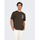 ONLY & SONS T-Shirt i Demitasse med Ascent Peaks print til herre