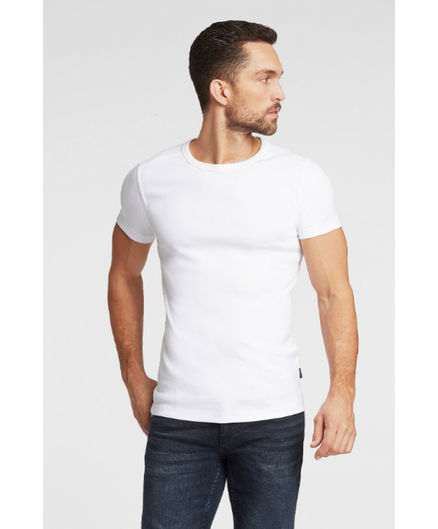 Lindbergh T-shirt i hvid til herre