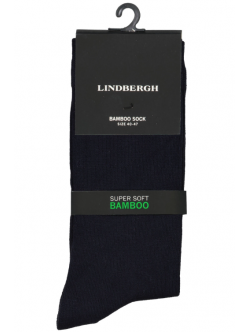 Lindbergh bambusstrømper med stretch i Navy blå til herre