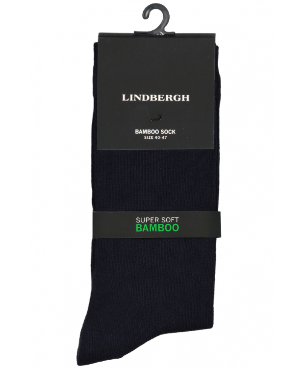 Lindbergh bambusstrømper med stretch i Navy blå til herre