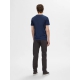 Selected 3-pak t-shirt, i sort, navy og hvid til herre.