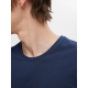 Selected 3-pak t-shirt, i sort, navy og hvid til herre.
