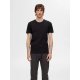Selected 3-pak t-shirt, i sort, navy og hvid til herre.