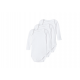 Name It 3pak Bodystockings solid NOOS I hvid til baby