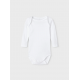 Name It 3pak Bodystockings solid NOOS I hvid til baby