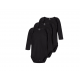 Name It 3pak Bodystockings solid NOOS i sort til baby
