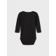 Name It 3pak Bodystockings solid NOOS i sort til baby
