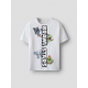 Name it "Brawl Stars" T-shirt i hvid til drenge