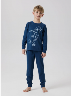 Name it "skater" Pyjamassæt i navy til drenge