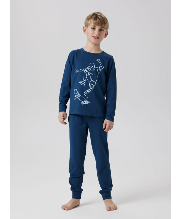 Name it "skater" Pyjamassæt i navy til drenge