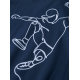 Name it "skater" Pyjamassæt i navy til drenge