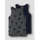 Name it 2pak "skull" tanktop i mørkefarver til drenge