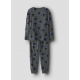 Name it "skull" pyjamassæt I mørkegrå til drenge