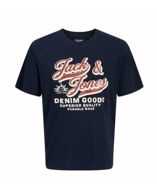 Jack & Jones Junior T-shirt i sort med tekst print til drenge