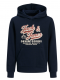 Jack & Jones Hoodie i Sky Captain til drenge