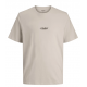 Jack & Jones Junior T-shirt i Moonbeam til drenge