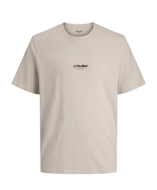 Jack & Jones Junior T-shirt i Moonbeam til drenge