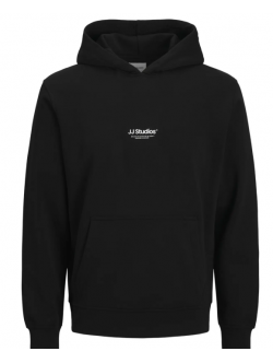 Jack & Jones Hoodie i sort til drenge
