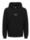 Jack & Jones Hoodie i sort til drenge