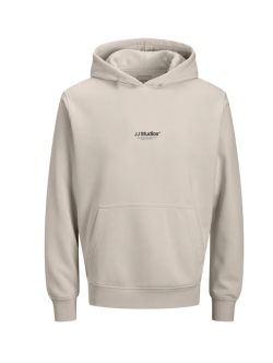 Jack & Jones Hoodie i Moonbeam til drenge