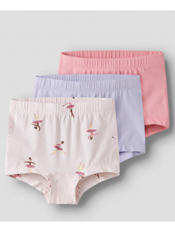 Name it 3pak Ballerina tights multifarvet til piger