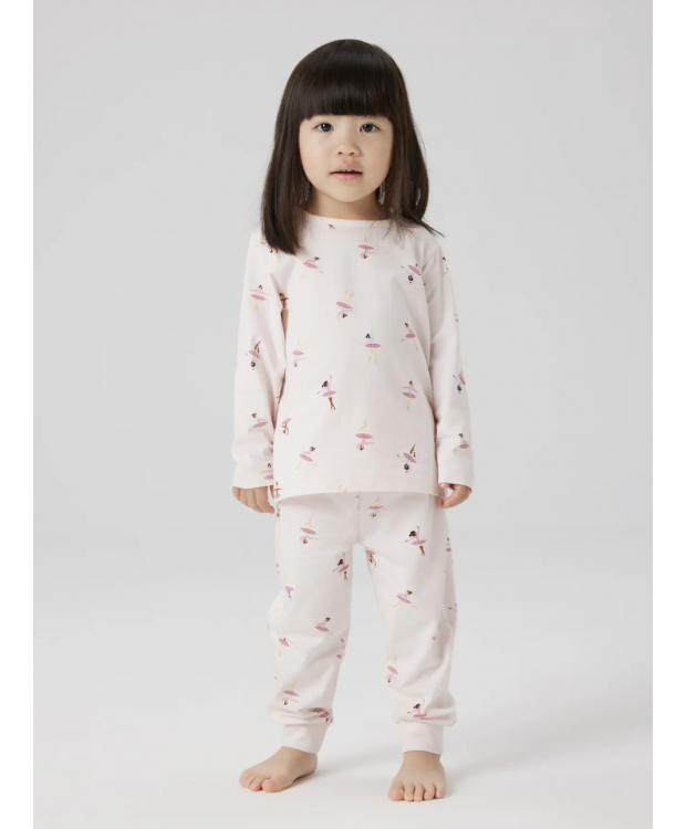 Name it Ballerina pyjamassæt i pearl til piger