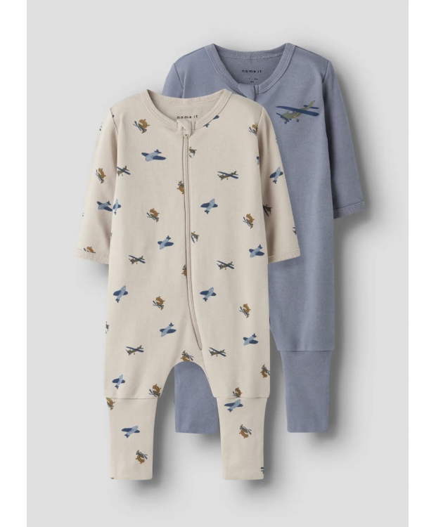 Name it 2pak flyvemaskine pyjamasdragter multifarvet til drenge
