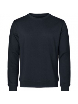 RESTERÖDS bambus sweatshirt FSC i navy til herre.