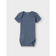 Name it 3pak Solid rib bodystockings i china blue til baby
