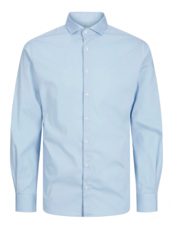 Jack & Jones Junior skjorte i Cashmere Blue til drenge