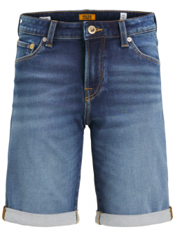 Jack & Jones Junior shorts i Blue Denim til drenge