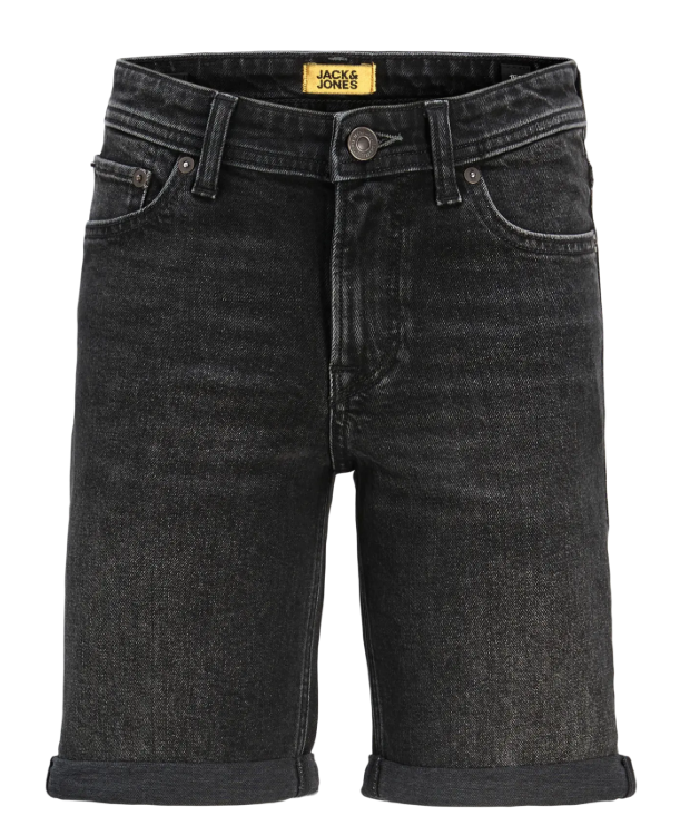 Jack & Jones Junior shorts i Black Denim til drenge