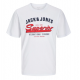 Jack & Jones Junior T-shirt i hvid med print til drenge