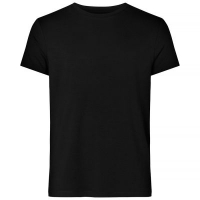 RESTERÖDS bambus T-shirt i sort med rund hals til herre`