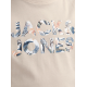 Jack & Jones Junior T-shirt i Moonbeam med print til drenge