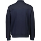 BISON Navy cardigan med struktureret design og komfortabel pasform til herre