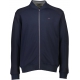BISON Navy cardigan med struktureret design og komfortabel pasform til herre