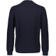 BISON Struktureret  strik cardigan i Navy til herre