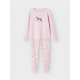 Name it Horse pyjamassæt i lyserød til piger