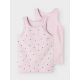 Name it 2pak winsome hearts tanktops til piger