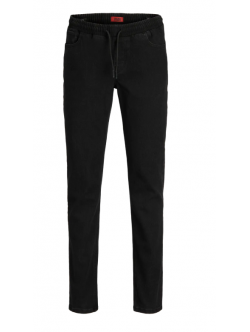 Jack & Jones Junior Stretch Jeans i sort  til drenge