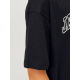 Jack & Jones Junior T-shirt i sort med print til drenge