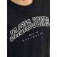 Jack & Jones Junior T-shirt i sort med print til drenge