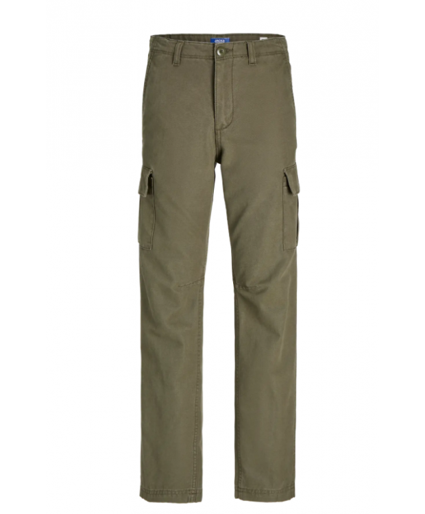 Jack & Jones Junior Cargobukser i Olive Night til drenge
