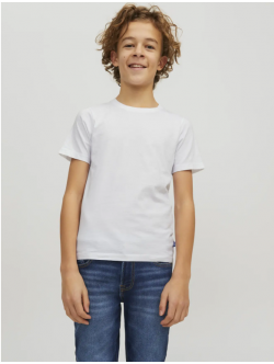 Jack & Jones Junior T-shirt i hvid til drenge