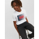 Jack & Jones Junior T-shirt i hvid med print til drenge