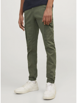 Jack & Jones Junior Cargobukser i Olive Night til drenge