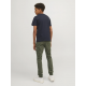 Jack & Jones Junior Cargobukser i Olive Night til drenge