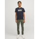 Jack & Jones Junior Cargobukser i Olive Night til drenge