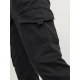 Jack & Jones Junior Cargobukser i sort til drenge